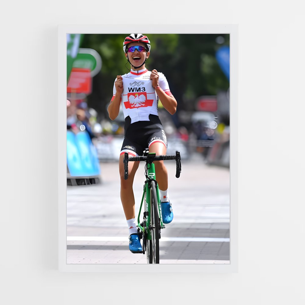 Poster La Victoire de Katarzyna – affiche Cyclisme (vue 3)